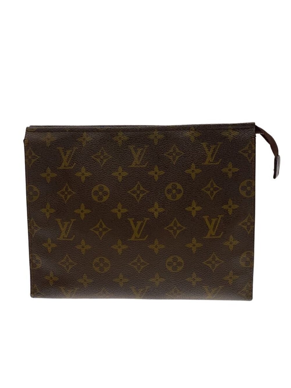 LOUIS VUITTON Pochette Toilette Canvas Brown